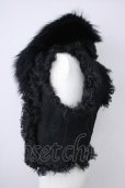 画像3: LGB / VEST/FUR/W/M【メンズ1】ラムファーベスト 1 ブラック T-24-11-29-001-LG-to-YM-ZT-ML002