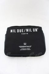 NIL DUE / NIL UN TOKYO / BONDING TRAVEL POUCH トラベルポーチ  ブラック O-24-11-30-069-NI-ba-YM-OS