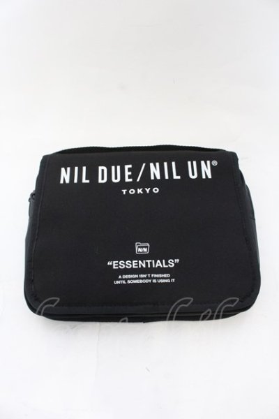 画像1: NIL DUE / NIL UN TOKYO / BONDING TRAVEL POUCH トラベルポーチ  ブラック O-24-11-30-069-NI-ba-YM-ZT1203B