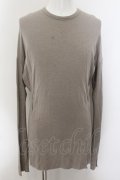 JULIUS / CUPRO LINEN SWEAT カットソー 1 グレー O-24-12-20-024-JU-ts-YM-OS