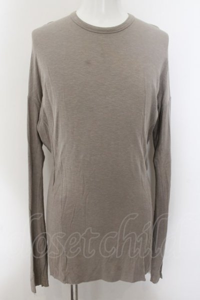 画像1: JULIUS / CUPRO LINEN SWEAT カットソー 1 グレー O-24-12-20-024-JU-ts-YM-OS