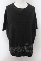 MEMHIM / Coathing Dolman Tシャツ 1 ブラック O-24-12-20-022-ME-ts-YM-ZT114