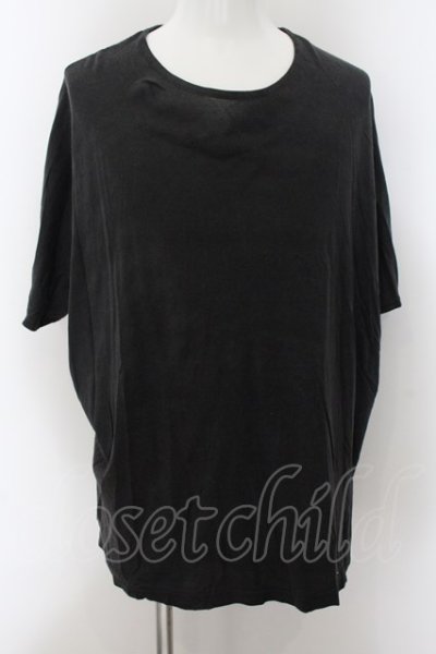 画像1: MEMHIM / Coathing Dolman Tシャツ 1 ブラック O-24-12-20-022-ME-ts-YM-OS