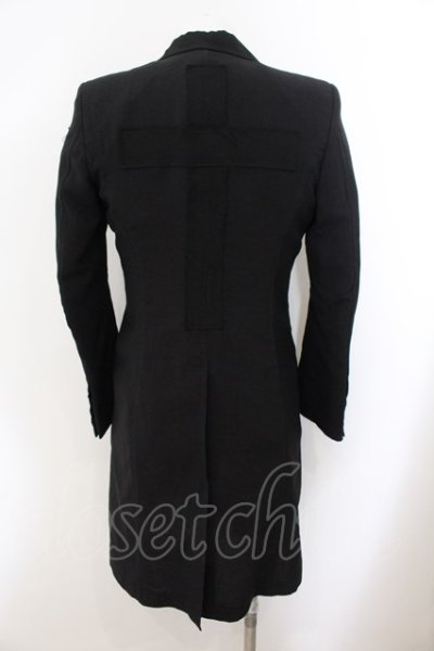 画像3: SWITCHBLADE / 3B PATCHWORK CROSS COAT ジャケット S ブラック O-24-12-26-003-SW-ja-YM-OS