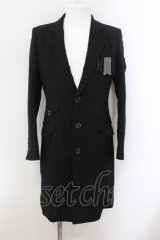 SWITCHBLADE / 3B PATCHWORK CROSS COAT ジャケット S ブラック O-24-12-26-003-SW-ja-YM-OS