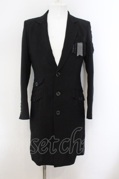 画像1: SWITCHBLADE / 3B PATCHWORK CROSS COAT ジャケット S ブラック O-24-12-26-003-SW-ja-YM-OS