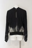 画像3: KMRii / Cotton Viscose Back Zip MA-1 ジャケット 2 ブラック O-24-12-29-055-KM-ja-YM-OS