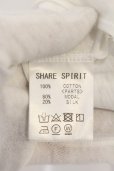 画像5: SHARE SPIRIT / Harf Print Tシャツ L ホワイト O-24-12-29-070-SH-ts-YM-OS (5)