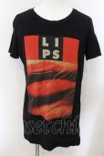 画像1: LGB / HSC/M LIPSプロントTシャツ【メンズ3】 3 ブラック O-24-12-29-023-LG-to-YM-OS (1)