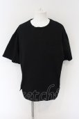 画像1: NO ID. / CパールヴァティシルケットスムースBIG-Tシャツ 2 ブラック O-24-12-30-043-NO-ts-YM-ZT0104-C (1)