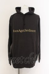 Moonage Devilment / GLAM ADDICTION LIMITED パーカー F ゴールドｘグレー（ブラック系） O-25-01-03-025-Mo-ts-YM-ZT0106-E