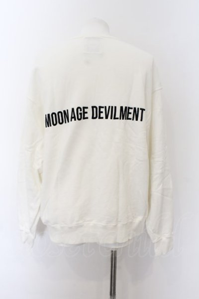 画像1: Moonage Devilment / Embroidery Pull Over トレーナー 44 ホワイト O-25-01-03-027-Mo-to-YM-ZT409