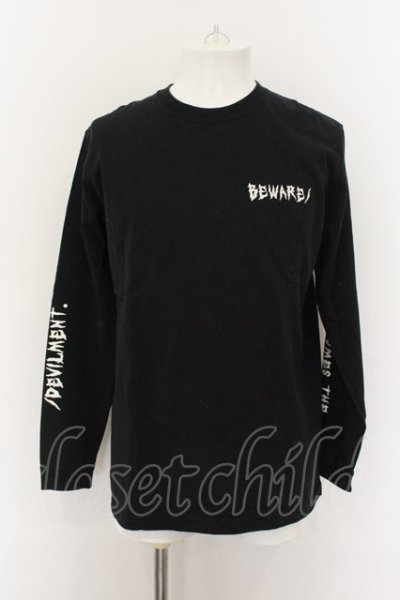 画像2: Moonage Devilment / GRAPHIC L/S T-SHIRT TYPE A カットソー 44 ブラック O-25-01-03-029-Mo-to-YM-ZT409