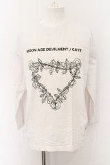 Moonage Devilment / Print カットソー 44 ホワイト O-25-01-03-030-Mo-to-YM-ZT409