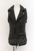 画像1: Moonage Devilment / Heavy Knit Riders Vest ベスト 44 グレー O-25-01-03-020-Mo-to-YM-ZT387 (1)