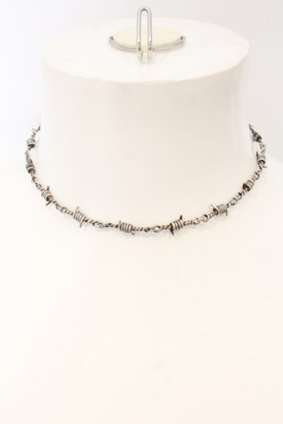 画像1: gunda / WIRE NECKLACE ネックレス  シルバー O-25-01-09-067-gu-ac-YM-OS