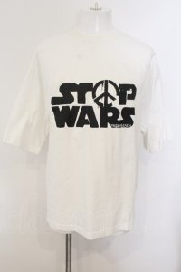 PROPA9ANDA / STOP WARS Tシャツ M ホワイト O-25-01-12-008-PR-ts-YM-ZT190