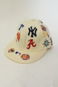 画像1: NEW ERA / MLB ALL LOGOS　キャップ 57.8cm クリーム O-25-01-17-054-NE-za-YM-ZT497 (1)