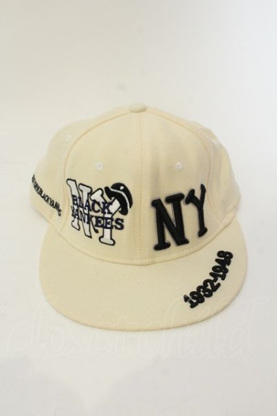 画像2: NEW ERA / BLACK YANKEES　キャップ  クリーム O-25-01-17-055-NE-za-YM-ZT497