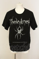 Moonage Devilment / Graphic Pocket Big Tシャツ F ブラック O-25-01-17-015-Mo-ts-YM-ZT120