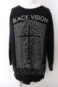 画像1: NO ID. BLACK / BLACK VISION-JQ-BIGプルオーバー ONE ブラック O-25-02-12-026-NO-to-YM-OS (1)