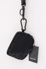 Moonage Devilment / NECK STRAP & COIN PURSE  ブラックｘブラック O-25-02-13-024-Mo-za-YM-ZT191