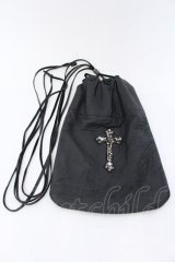 IFSIXWASNINE / POUCH CROSS ポーチ（28ｘ20）  ブラック O-25-02-13-026-IF-ba-YM-OS