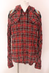 LGB / SHIRT-G/PK/M　シャツ【メンズ4】 4 レッドｘブルーｘグリーン O-25-02-13-018-LG-sh-YM-OS