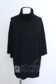 画像1: glamb / Half Sleeves Turtle Neckニット L ブラック O-25-02-20-033-gl-to-YM-OS (1)