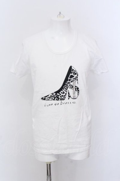 画像1: luxe de dress co. / Tシャツ L ホワイト O-25-02-20-043-Lu-ts-YM-OS