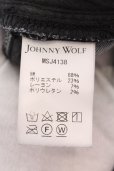 画像4: JOHNNY WOLF / FOREST GATE-KUMADORIスキニーデニムパンツ 3 ブラック O-25-02-20-052-JO-pa-YM-OS (4)