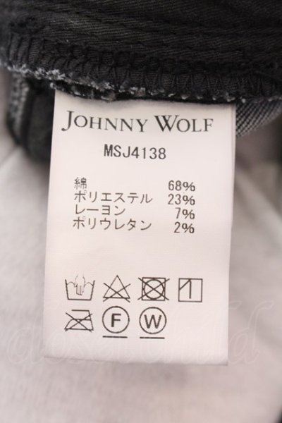 画像4: JOHNNY WOLF / FOREST GATE-KUMADORIスキニーデニムパンツ 3 ブラック O-25-02-20-052-JO-pa-YM-OS