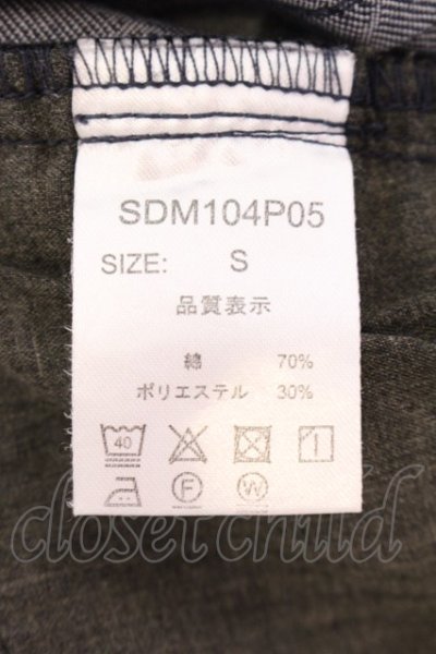 画像4: semantic design / シャドーアーガイルパンツ S ブラック O-25-02-23-041-SE-pa-YM-OS