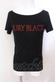 画像1: JURY BLACK / 1st Anniversary ストーンロゴTシャツ 1 ブラック O-25-02-23-010-JU-ts-YM-OS (1)