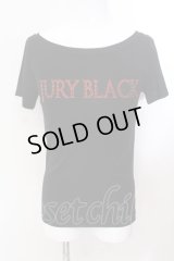 JURY BLACK / 1st Anniversary ストーンロゴTシャツ 1 ブラック O-25-02-23-010-JU-ts-YM-OS