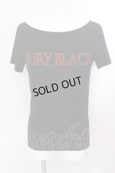 画像1: JURY BLACK / 1st Anniversary ストーンロゴTシャツ 1 ブラック O-25-02-23-010-JU-ts-YM-OS