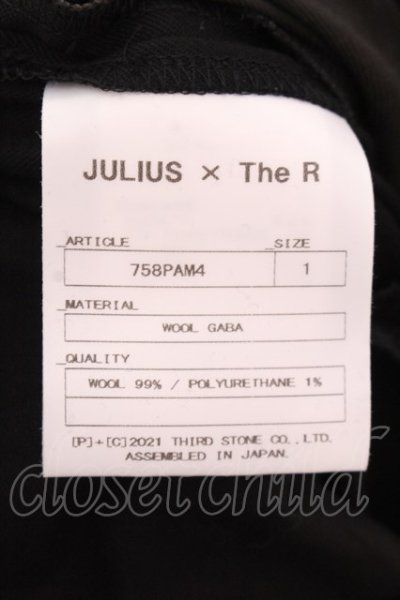 画像3: JULIUS / THE Rコラボ　ラップパンツ 1 ブラック O-25-02-23-020-JU-pa-YM-OS