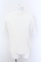 FUGA / サイドスリットTシャツ 44 ホワイト O-25-02-24-032-FU-ts-YM-ZT205