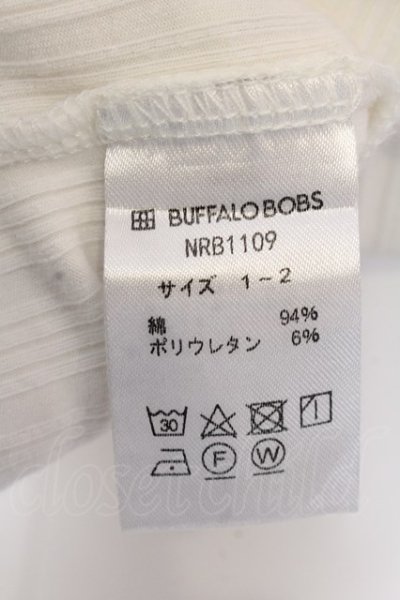 画像4: BUFFALO BOBS / RHONE(ローヌ)針抜きテレコVネックTシャツ 1-2 ホワイト O-25-02-24-034-BU-to-YM-OS