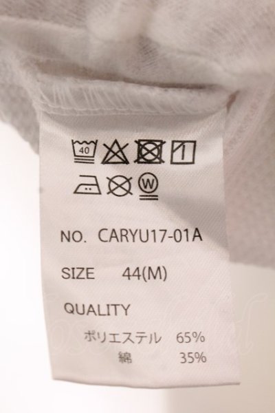 画像4: CavariA / ワッフルラウンドネックTシャツ 44 ホワイト O-25-02-24-060-Ca-ts-YM-OS