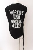 画像1: KMRii / World's End Social Club SINGLET F ブラック O-25-02-24-070-KM-sh-YM-OS (1)