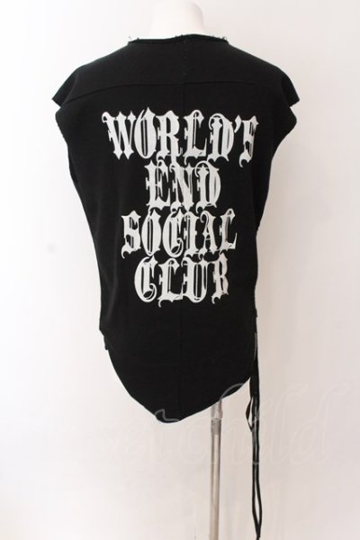 画像1: KMRii / World's End Social Club SINGLET F ブラック O-25-02-24-070-KM-sh-YM-OS