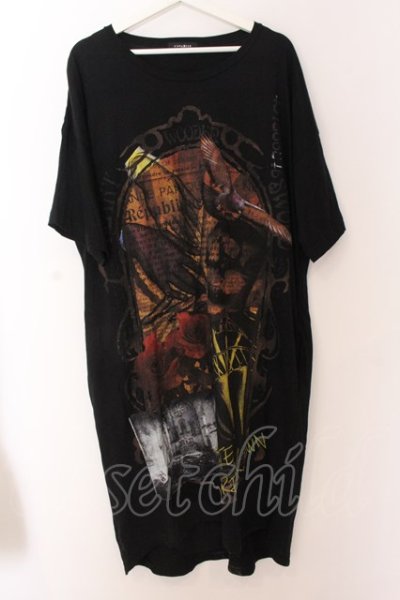 画像1: CIVARIZE / Statue スーパービッグTシャツ F ブラック O-25-02-24-081-CI-to-YM-OS