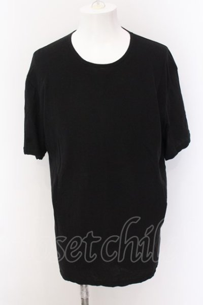 画像1: ATTACHMENT / フレスカ/40クルーネックTシャツ 3 ブラック O-25-02-24-011-AT-ts-YM-OS