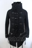 画像1: KMRii / Denim duffle coat　コート 1 ブラック O-25-02-28-044-KM-ou-YM-OS (1)