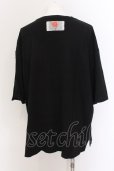 画像2: ガリュウホンポ / 四角オーバーサイズカットソー Tシャツ  ブラック O-25-03-13-007-GA-ts-YM-OS (2)