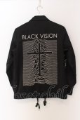 画像2: NO ID. / PストレッチBLACK VISIONプリントコーチジャケット 1 ブラック O-25-03-13-075-NO-ja-YM-OS (2)