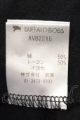 画像3: BUFFALO BOBS / アフガンドレープ変形ロングカットソー 2 ブラック O-25-03-16-023-BU-to-YM-OS (3)