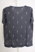 画像2: Moonage Devilment / sword　print Tシャツ M チャコール T-24-07-05-019-Mo-ts-YM-ZT (2)