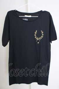 MENTAL / 刺繍入りBIG Tシャツ L ブラック T-24-07-05-020-ME-ts-YM-ZT416